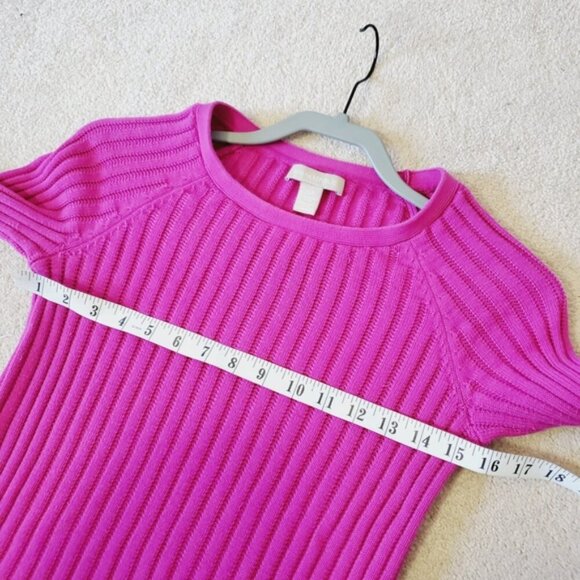 Banana Republic Y2K Tennis Prep Clueless Mean Girls Quiet Luxury Sweater S - Picture 7 of 8
